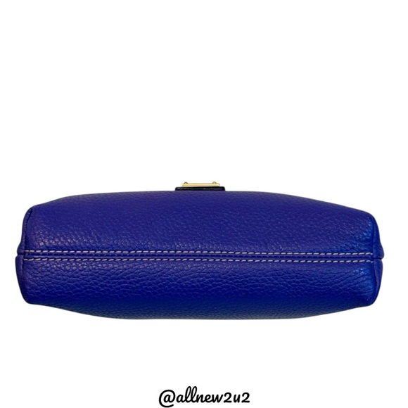 Dooney & Bourke Pebble Grain Plum Violet Leather Crossbody Bag - Picture 5 of 12